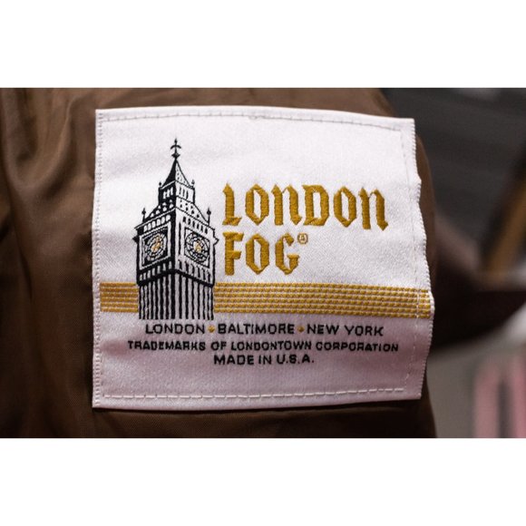 London Fog Maincoats Medium Khaki Mens Jacket, Size 44 Long - Picture 4 of 4